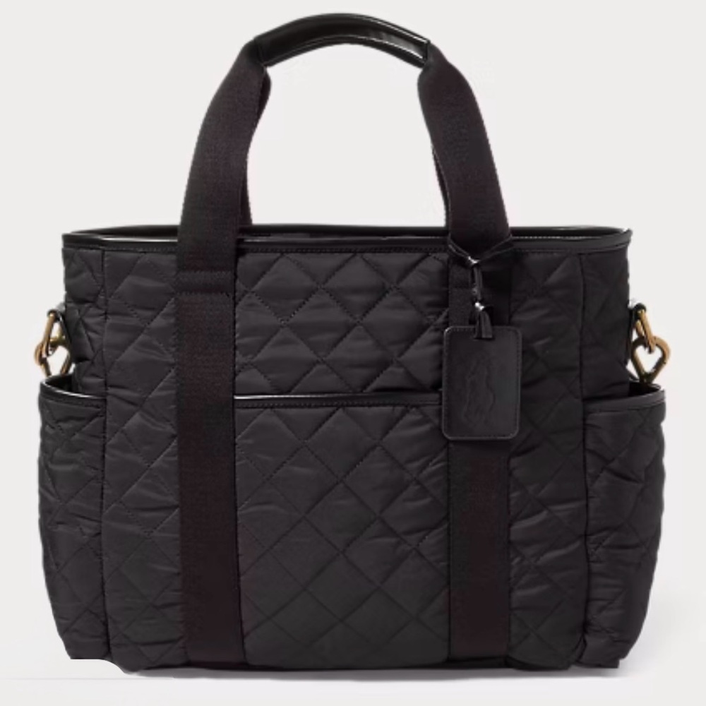 RALPH LAUREN Quilted diaper bag 🖤